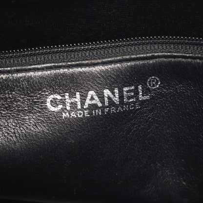 復刻トート ハンドバッグ トートバッグ キャビアスキン ブラック シルバー金具 シャネル バッグ CHANEL
