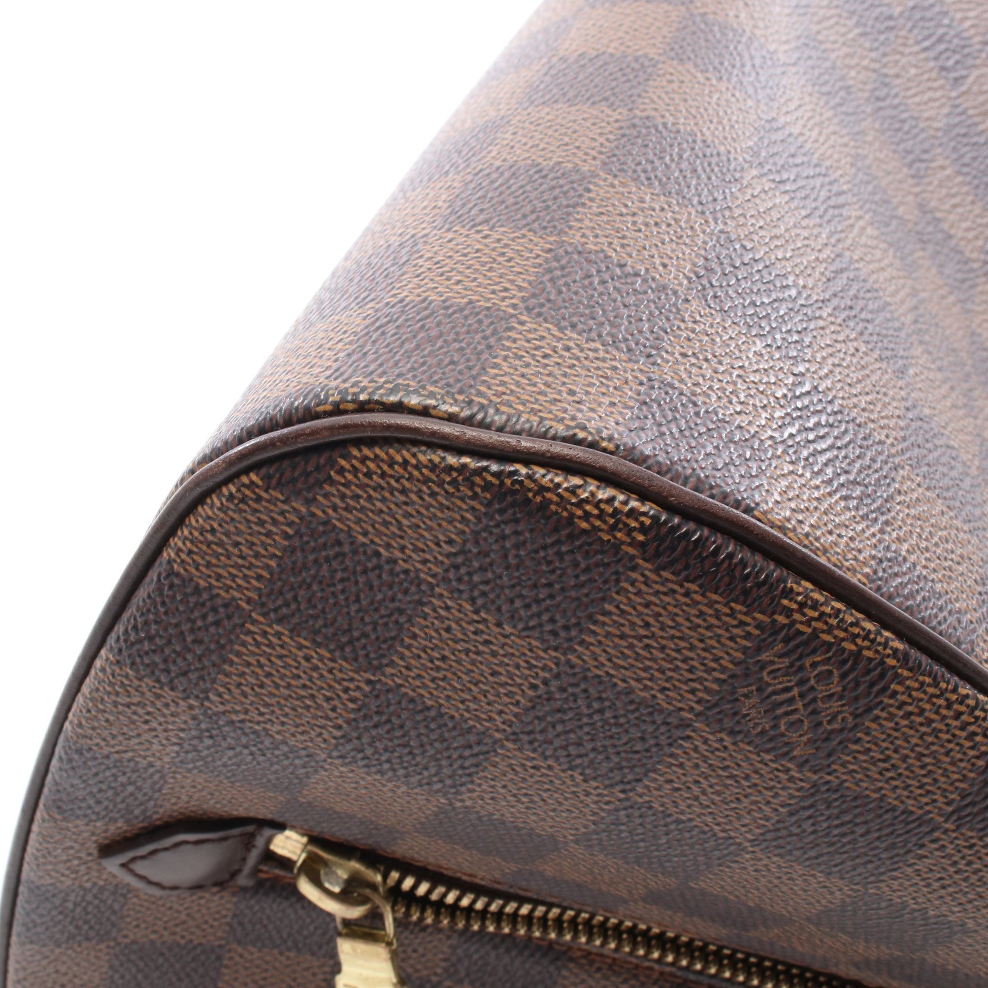 リベラMM ダミエエベヌ ハンドバッグ PVC レザー ブラウン ルイヴィトン バッグ LOUIS VUITTON