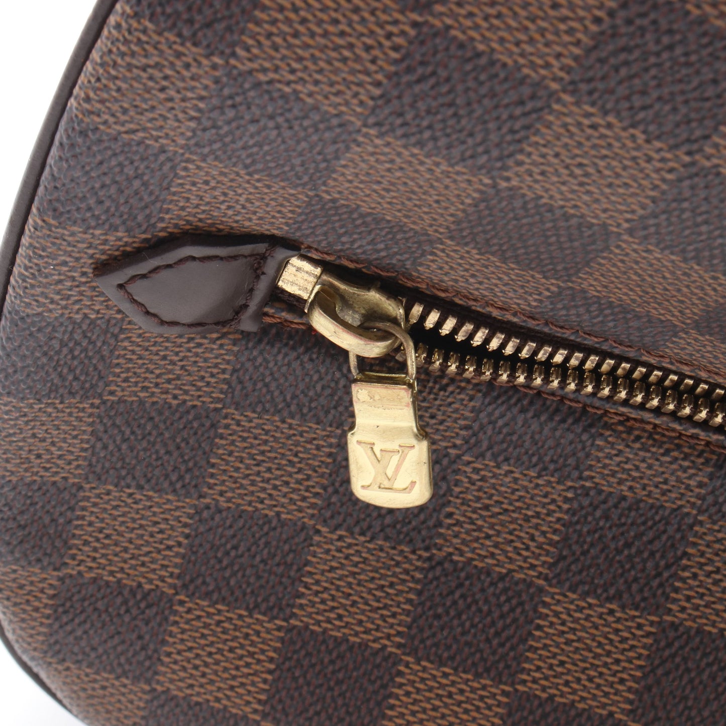 リベラMM ダミエエベヌ ハンドバッグ PVC レザー ブラウン ルイヴィトン バッグ LOUIS VUITTON