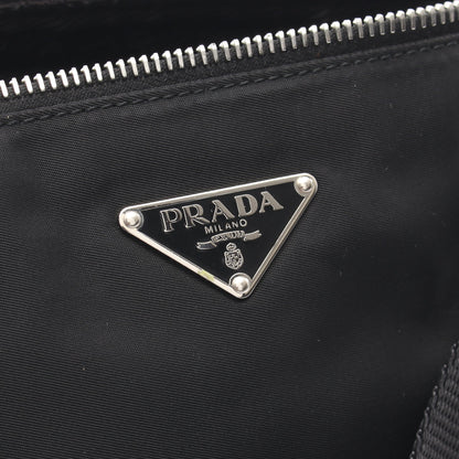 TESSUTO LIGHT ショルダーバッグ ナイロン レザー ブラック プラダ バッグ PRADA