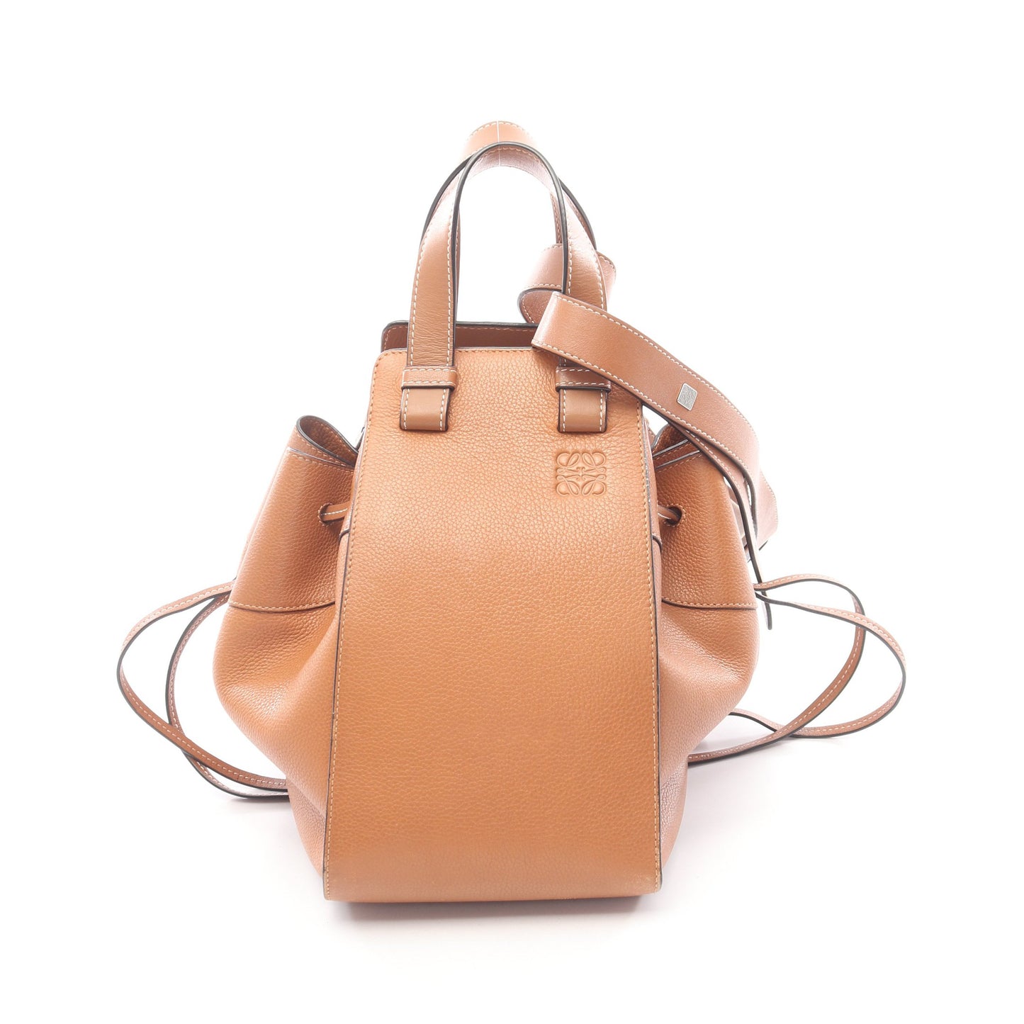 HAMMOCK MEDIUM ハンモック ミディアム 2WAY ハンドバッグ レザ- ブラウン ロエベ バッグ LOEWE