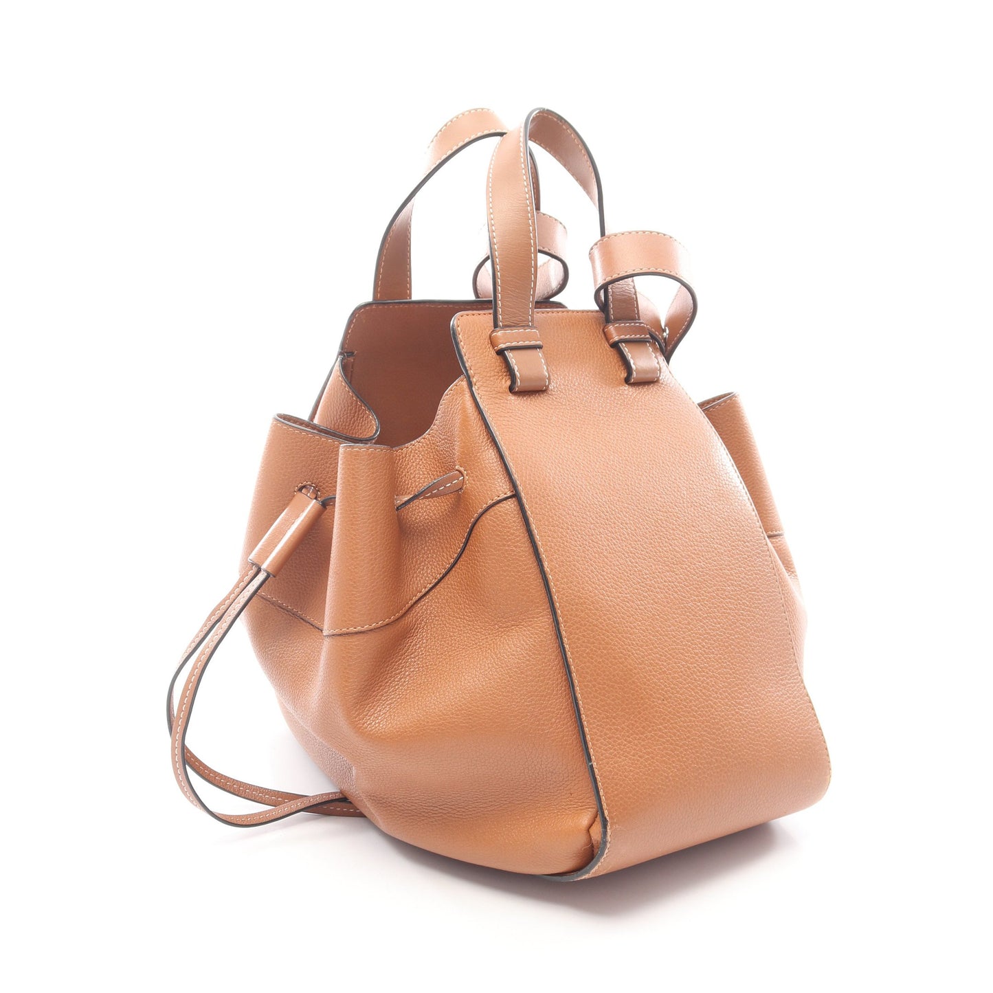 HAMMOCK MEDIUM ハンモック ミディアム 2WAY ハンドバッグ レザ- ブラウン ロエベ バッグ LOEWE