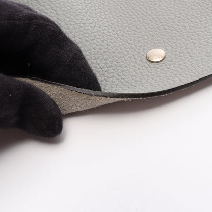 ユリスPM グリムエット 手帳カバー トゴ グレー シルバー金具 X刻印 エルメス