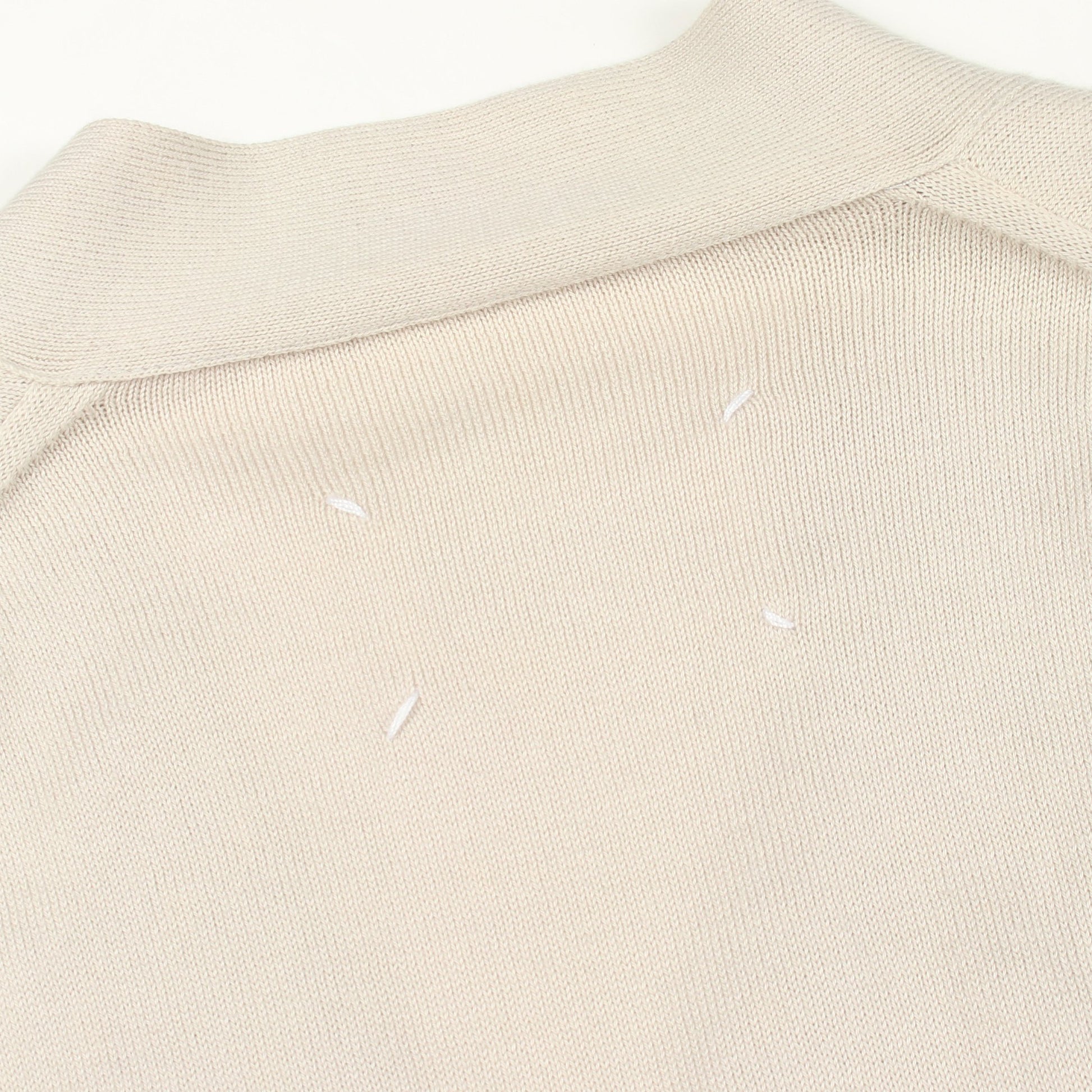 Vネック カーディガン コットン ライトグレー メゾンマルジェラ10 トップス Maison Margiela 10