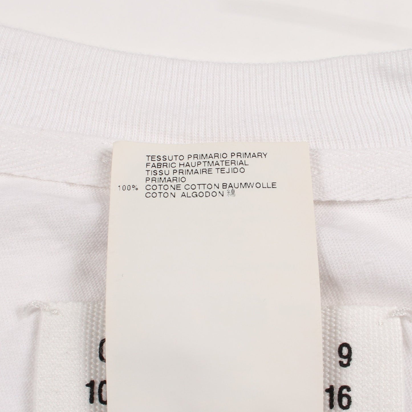 アシンメトリー 変形 カットソー コットン ホワイト メゾンマルジェラ トップス Maison Margiela