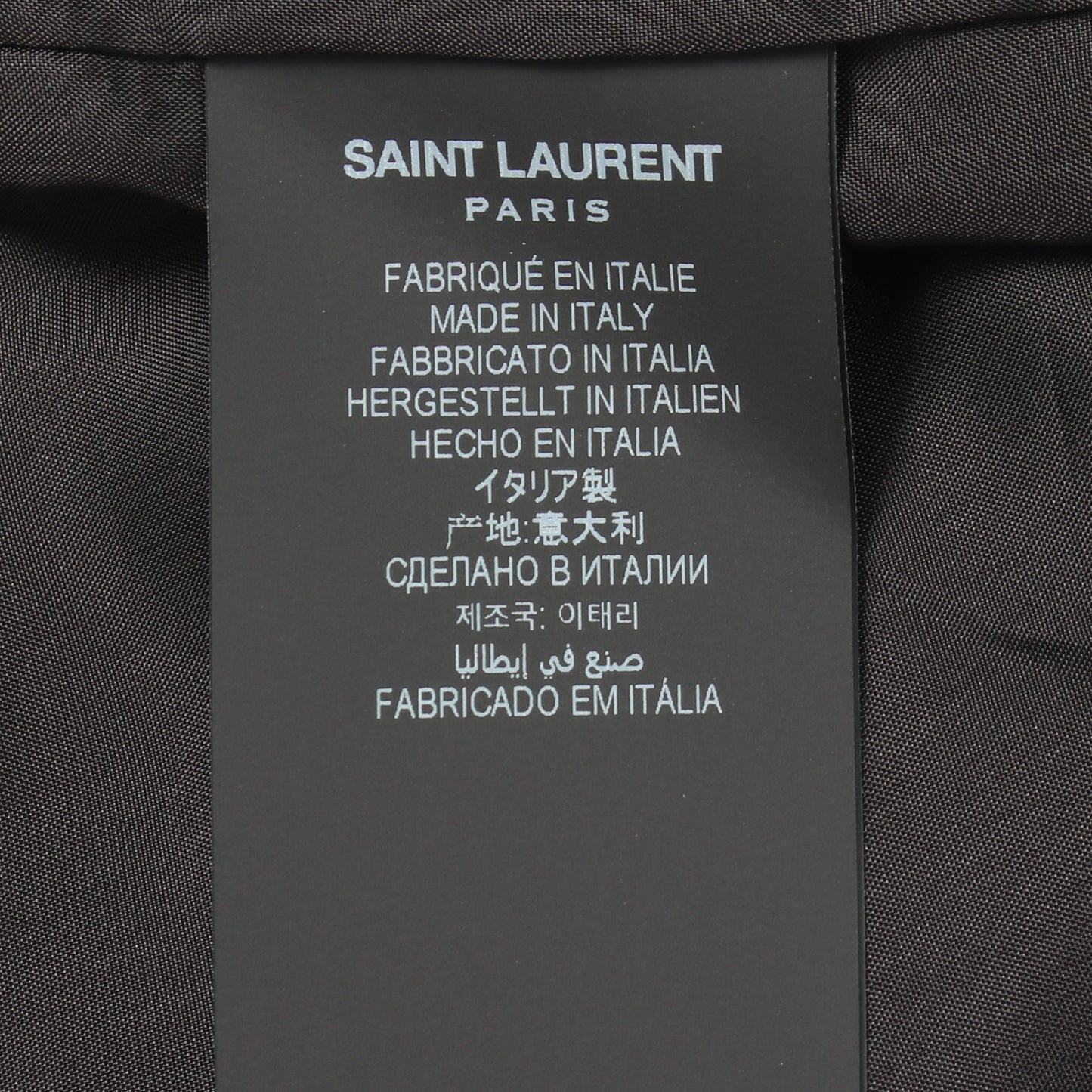 Teddy Cassandra Jacket ブルゾン ジャケット シルク ブラック サンローランパリ アウター SAINT LAURENT PARIS