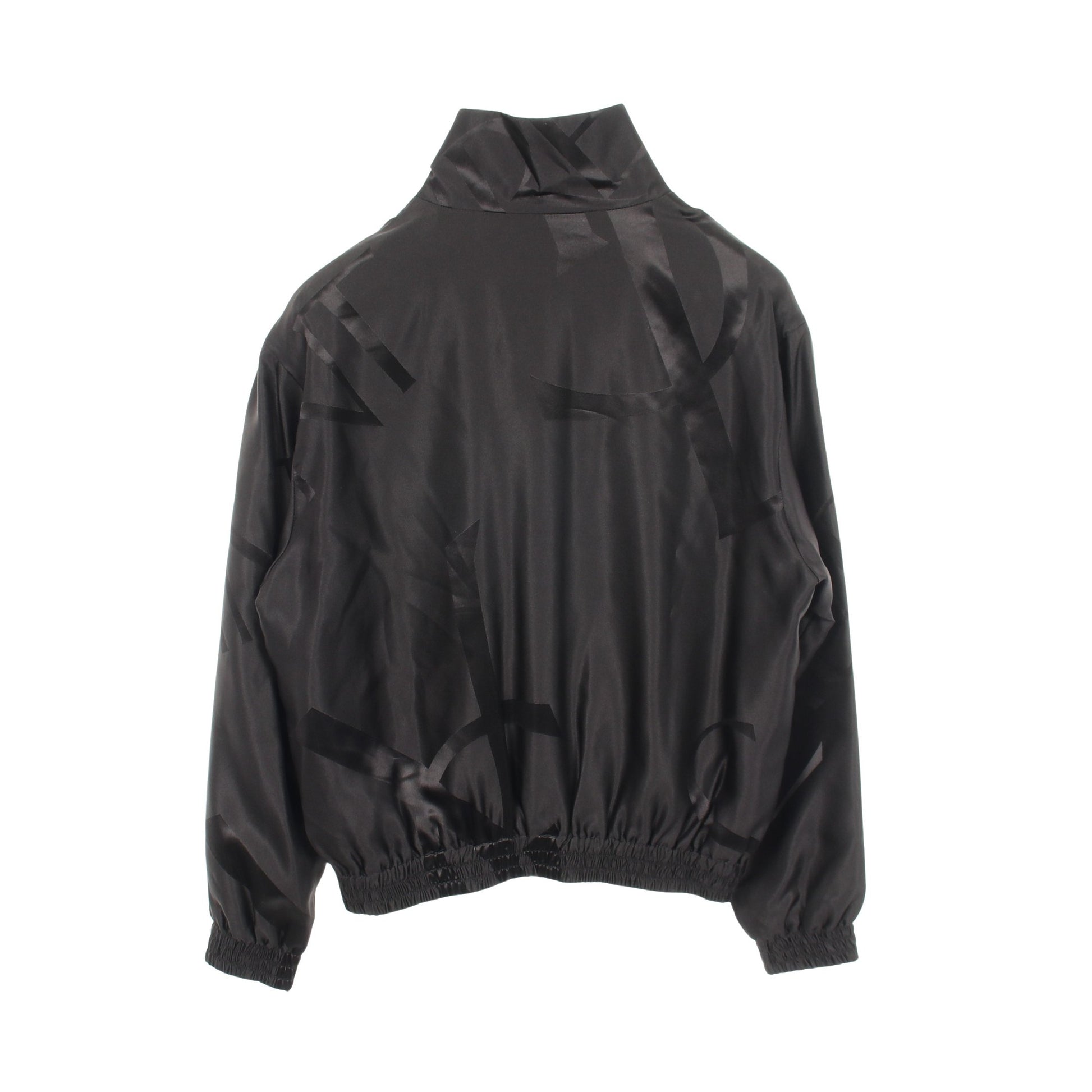 Teddy Cassandra Jacket ブルゾン ジャケット シルク ブラック サンローランパリ アウター SAINT LAURENT PARIS