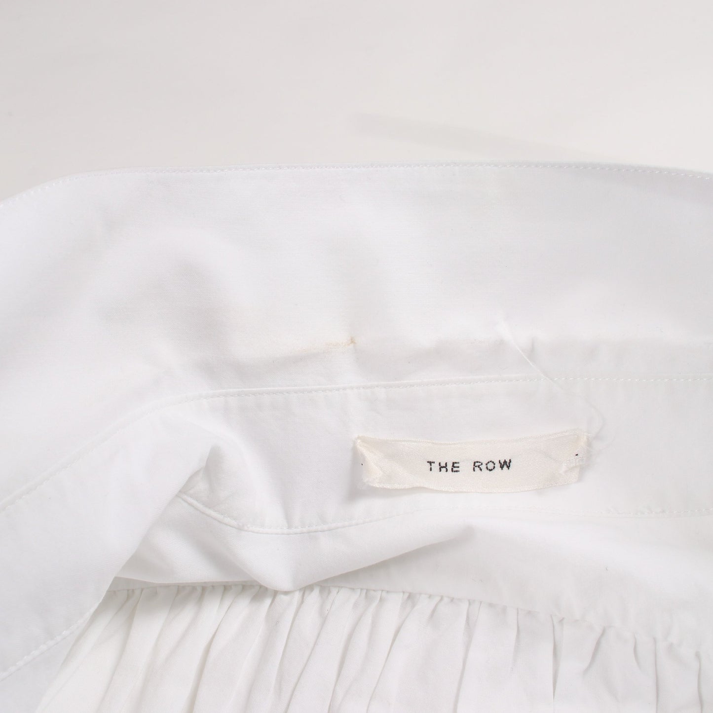 シャツワンピース コットン ホワイト ザロウ ワンピース THE ROW