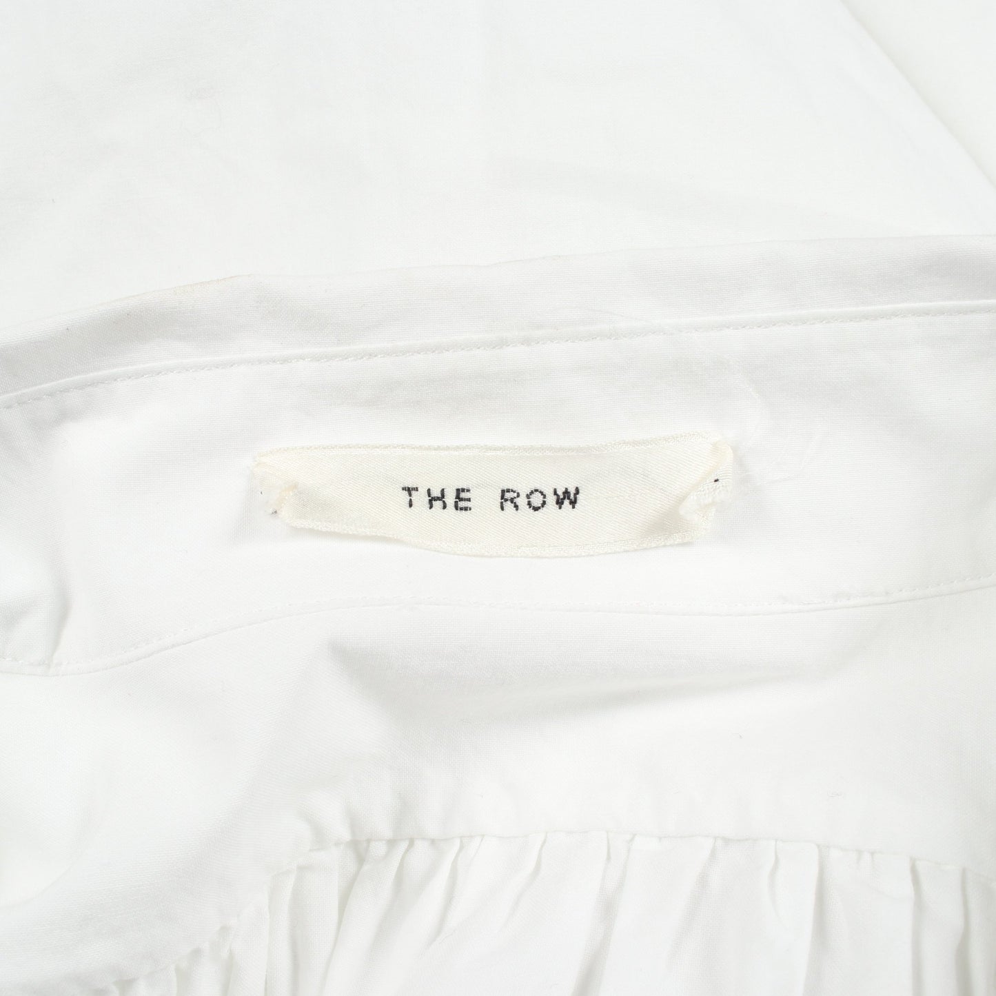 シャツワンピース コットン ホワイト ザロウ ワンピース THE ROW