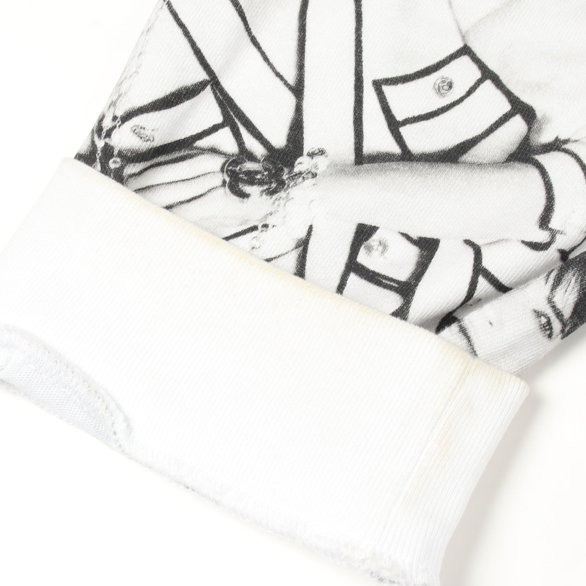 ココマーク 総柄 クルーネック 長袖Tシャツ コットン ホワイト ブラック シャネル トップス CHANEL