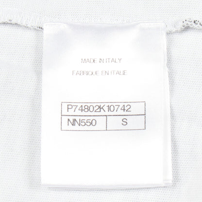 ココマーク 総柄 クルーネック 長袖Tシャツ コットン ホワイト ブラック シャネル トップス CHANEL