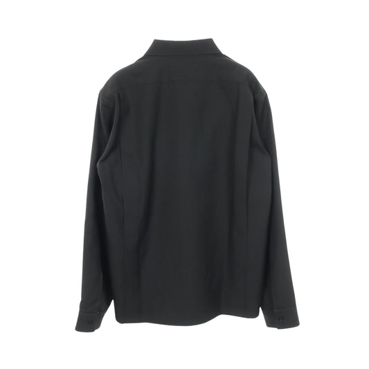 長袖 シャツ ウール ブラック ジルサンダー トップス JIL SANDER