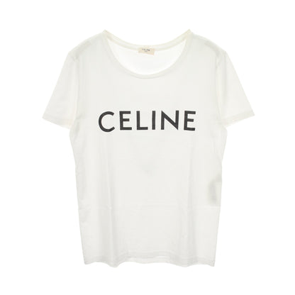 ロゴプリント 半袖Tシャツ コットン ホワイト セリーヌ トップス CELINE