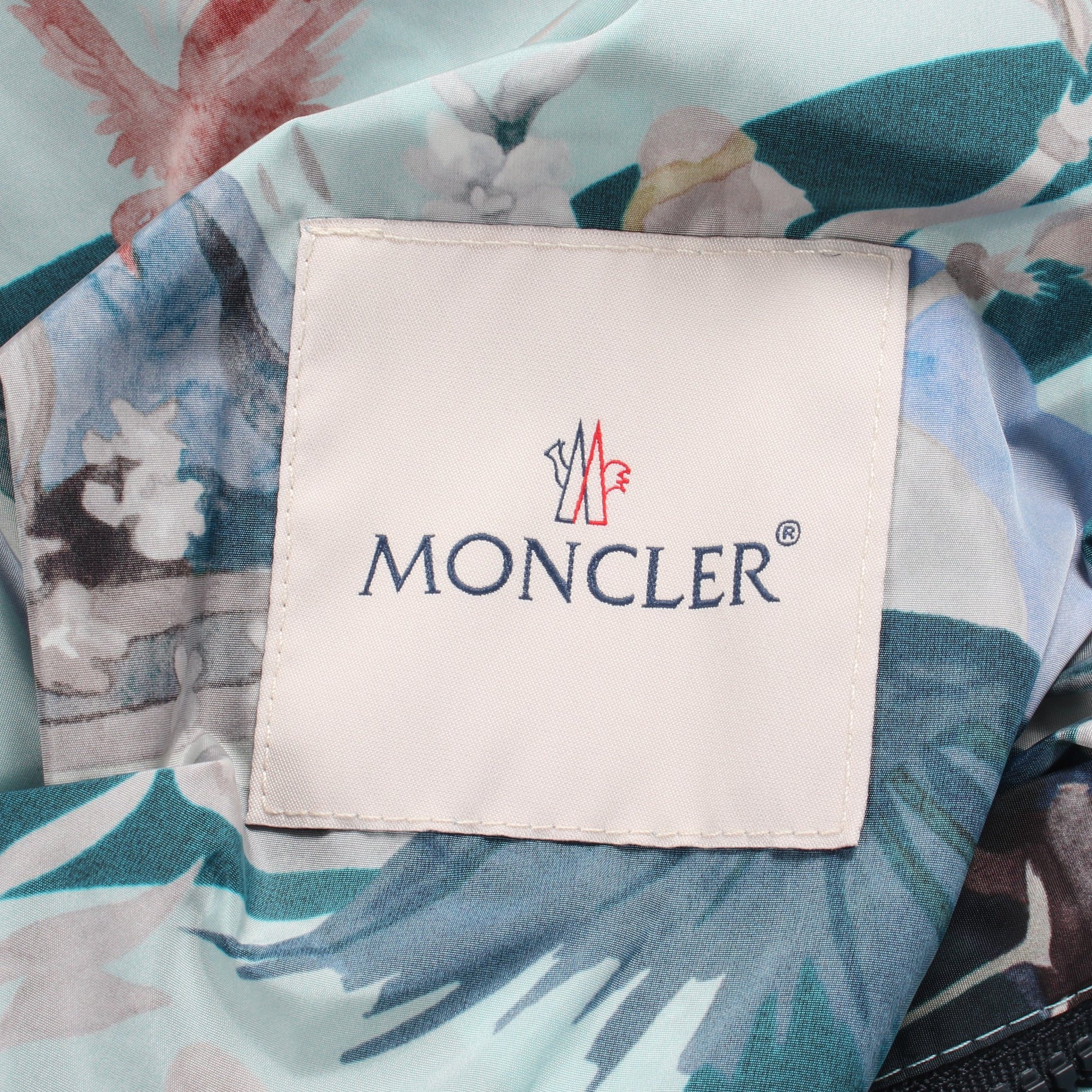 LICHEN フード付き スプリングコート ナイロン ライトブルー ブルー マルチカラー モンクレール アウター MONCLER