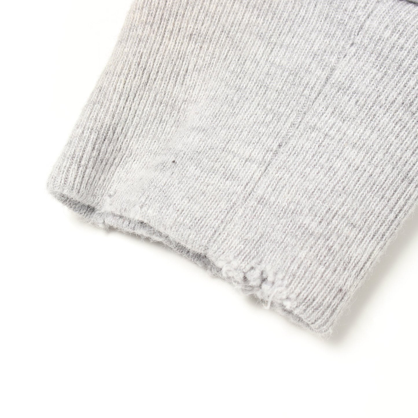 Be Kind Tee ロゴ刺繍 ヴィンテージ加工 ユーズド加工 長袖Tシャツ コットン グレー バレンシアガ トップス BALENCIAGA