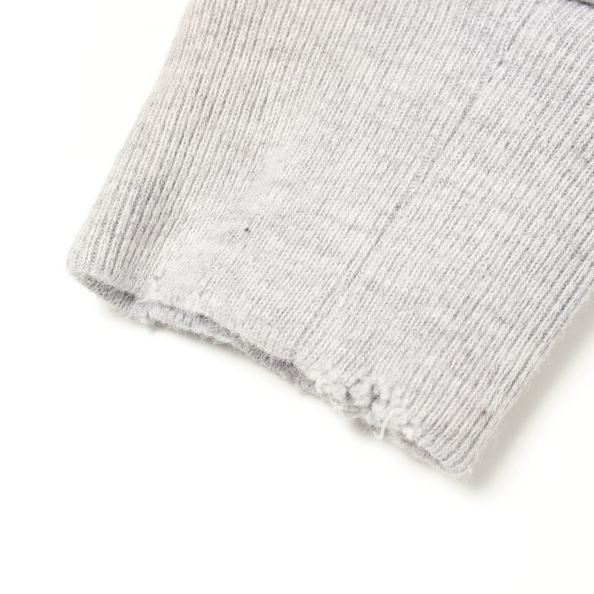 Be Kind Tee ロゴ刺繍 ヴィンテージ加工 ユーズド加工 長袖Tシャツ コットン グレー バレンシアガ トップス BALENCIAGA