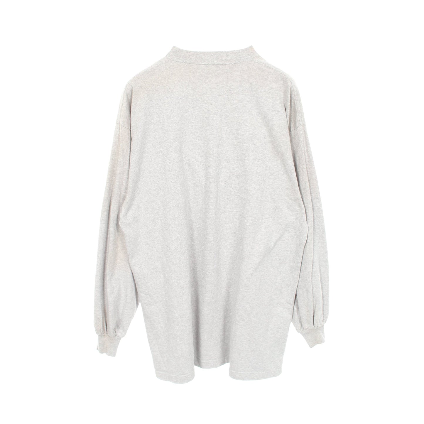 Be Kind Tee ロゴ刺繍 ヴィンテージ加工 ユーズド加工 長袖Tシャツ コットン グレー バレンシアガ トップス BALENCIAGA