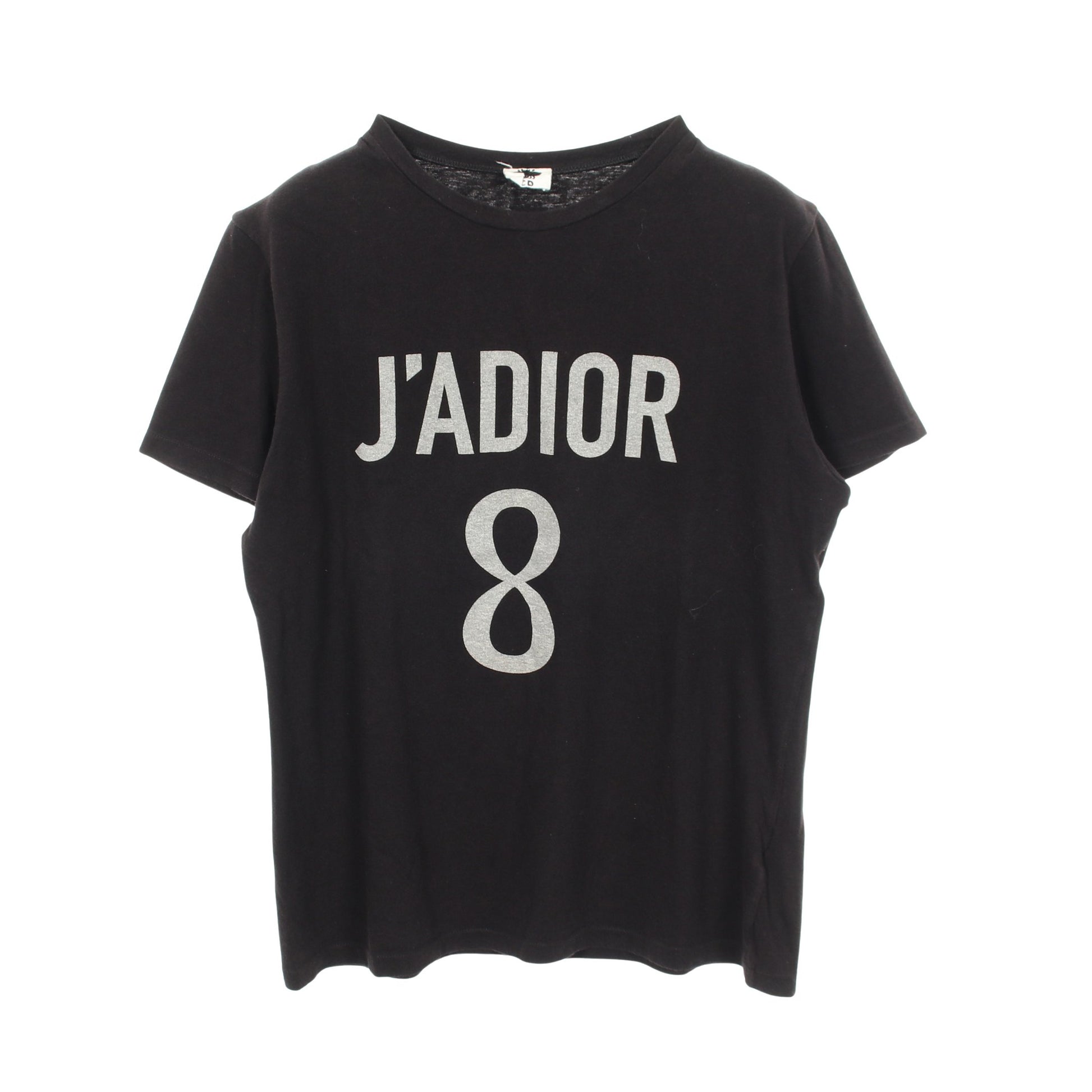 J'ADIOR 8 ロゴ 半袖Tシャツ コットン ブラック クリスチャンディオール トップス Christian Dior