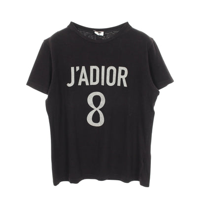 J'ADIOR 8 ロゴ 半袖Tシャツ コットン ブラック クリスチャンディオール トップス Christian Dior