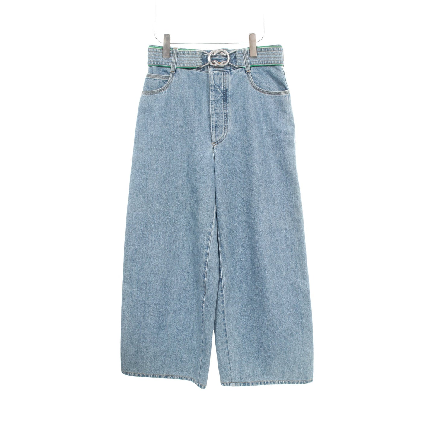 デニム 半袖 セットアップ コットン ブルー ボッテガヴェネタ