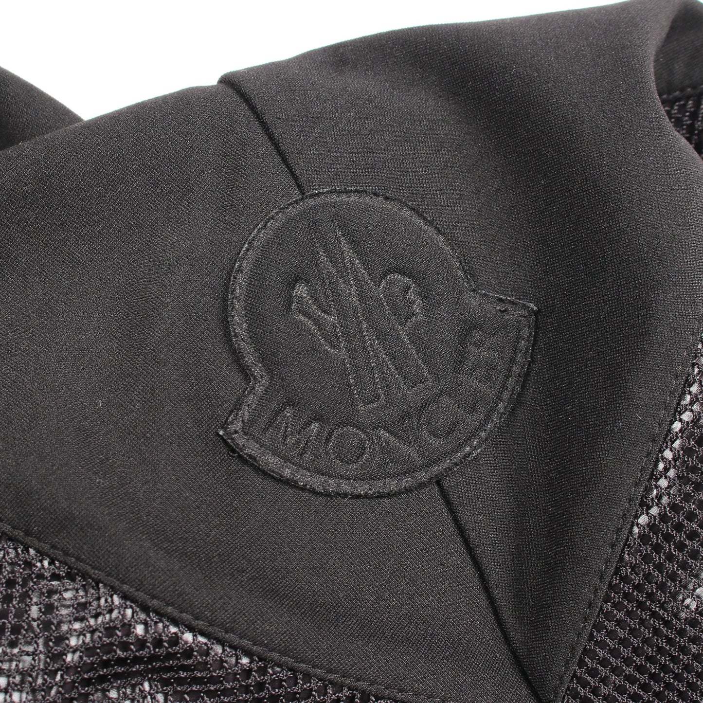ABITO ワンピース レーヨン ナイロン ブラック モンクレール ワンピース MONCLER