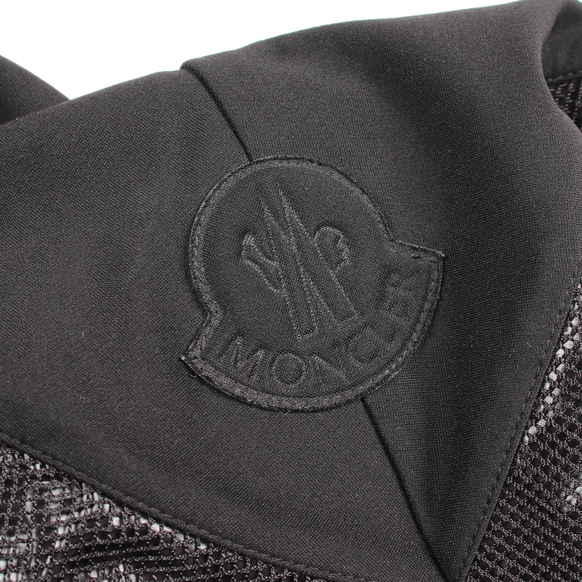 ABITO ワンピース レーヨン ナイロン ブラック モンクレール ワンピース MONCLER