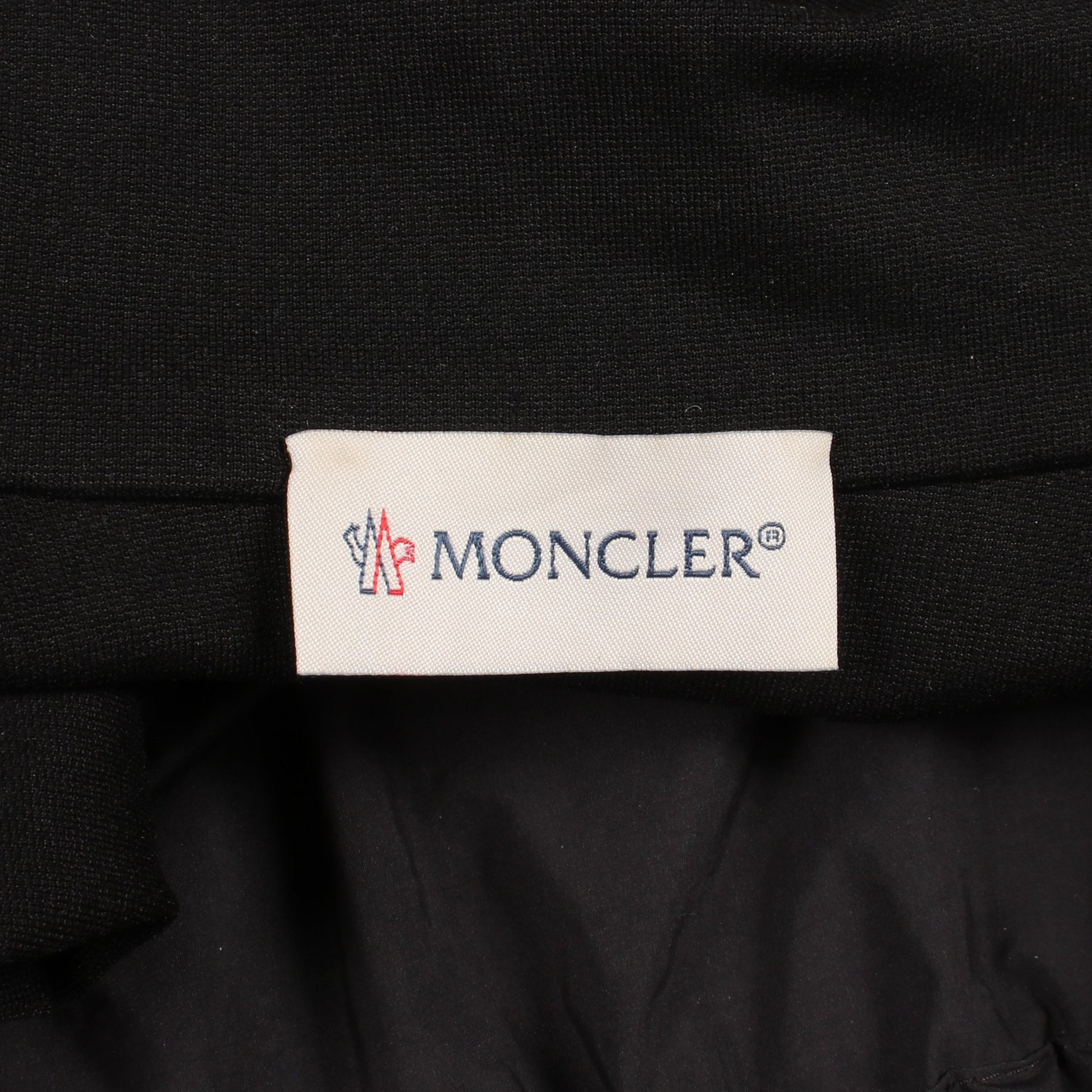 ABITO ワンピース レーヨン ナイロン ブラック モンクレール ワンピース MONCLER