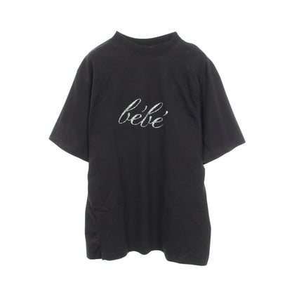 ラインストーン 半袖Tシャツ コットン ブラック バレンシアガ トップス BALENCIAGA