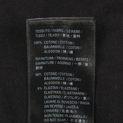 ラインストーン 半袖Tシャツ コットン ブラック バレンシアガ トップス BALENCIAGA
