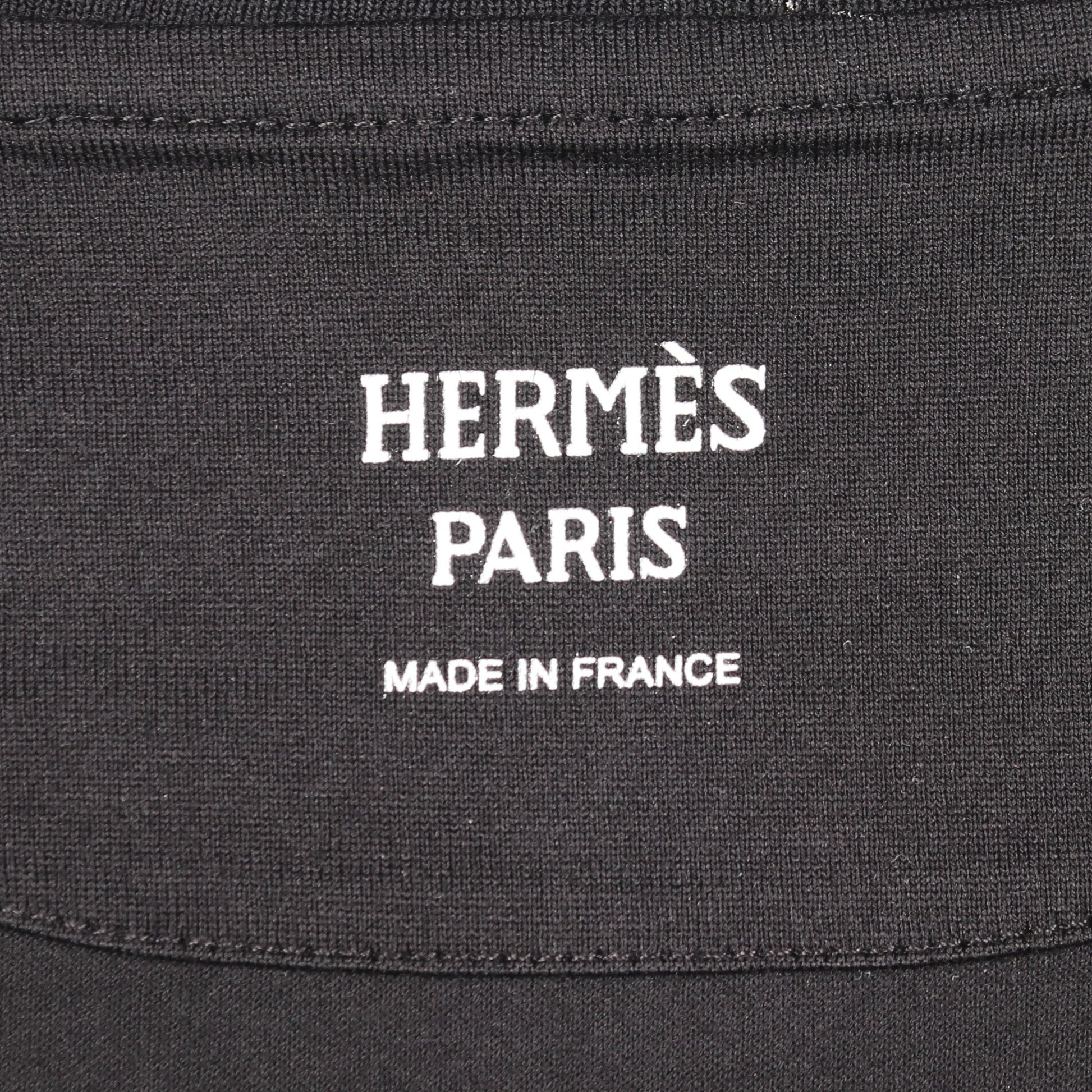 シェーヌダンクル 刺繍 ワンピース コットン ブラック エルメス ワンピース HERMES