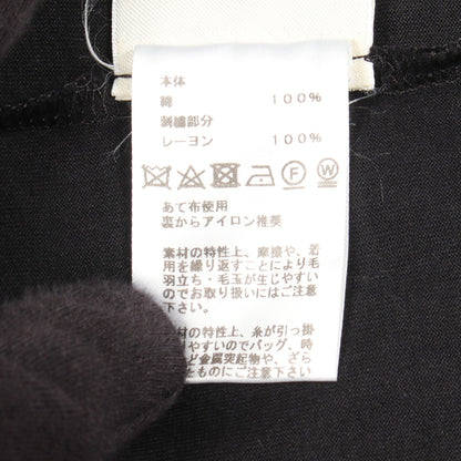 シェーヌダンクル 刺繍 ワンピース コットン ブラック エルメス ワンピース HERMES