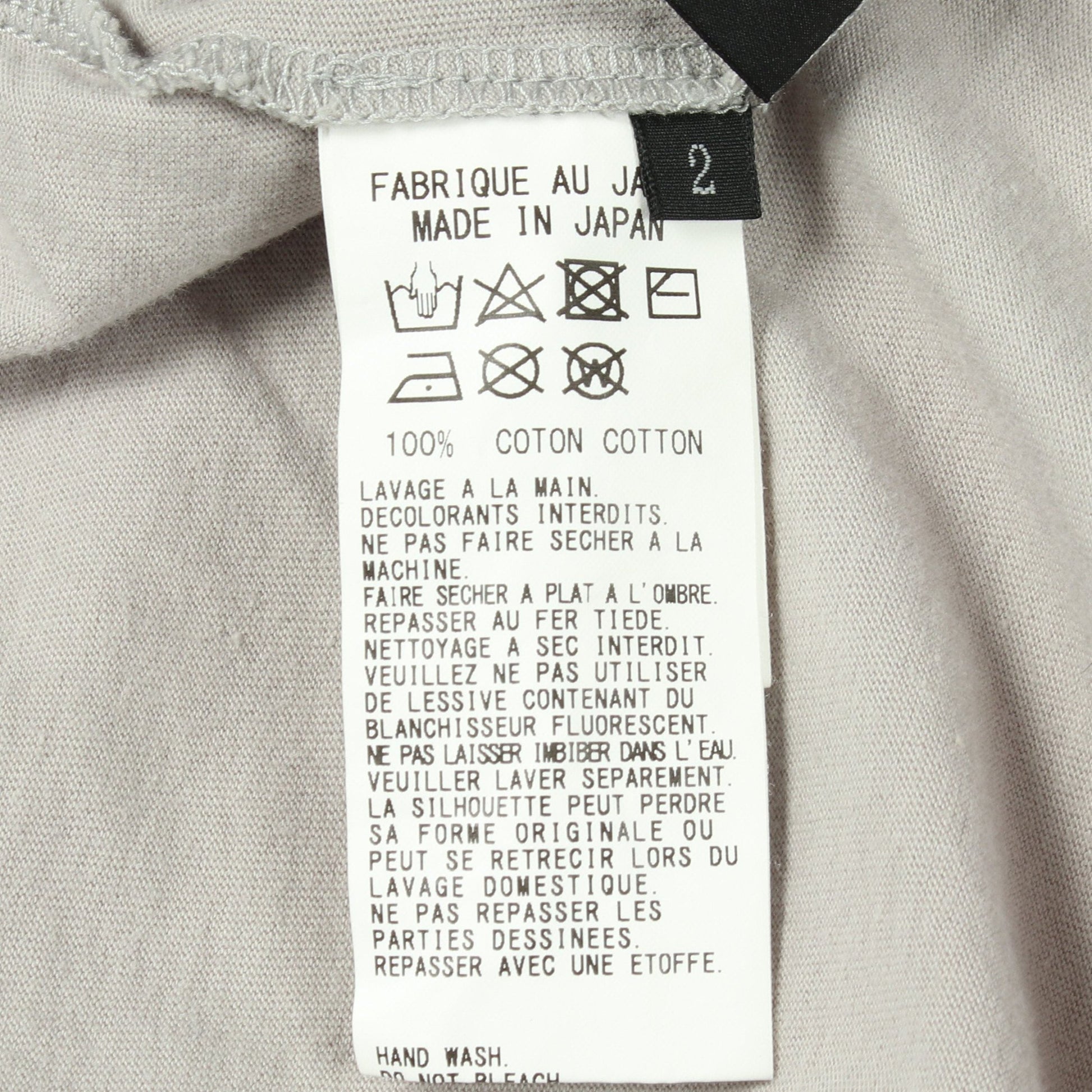 ロゴプリント 半袖Tシャツ コットン グレー ブラック ワイズ トップス Y's