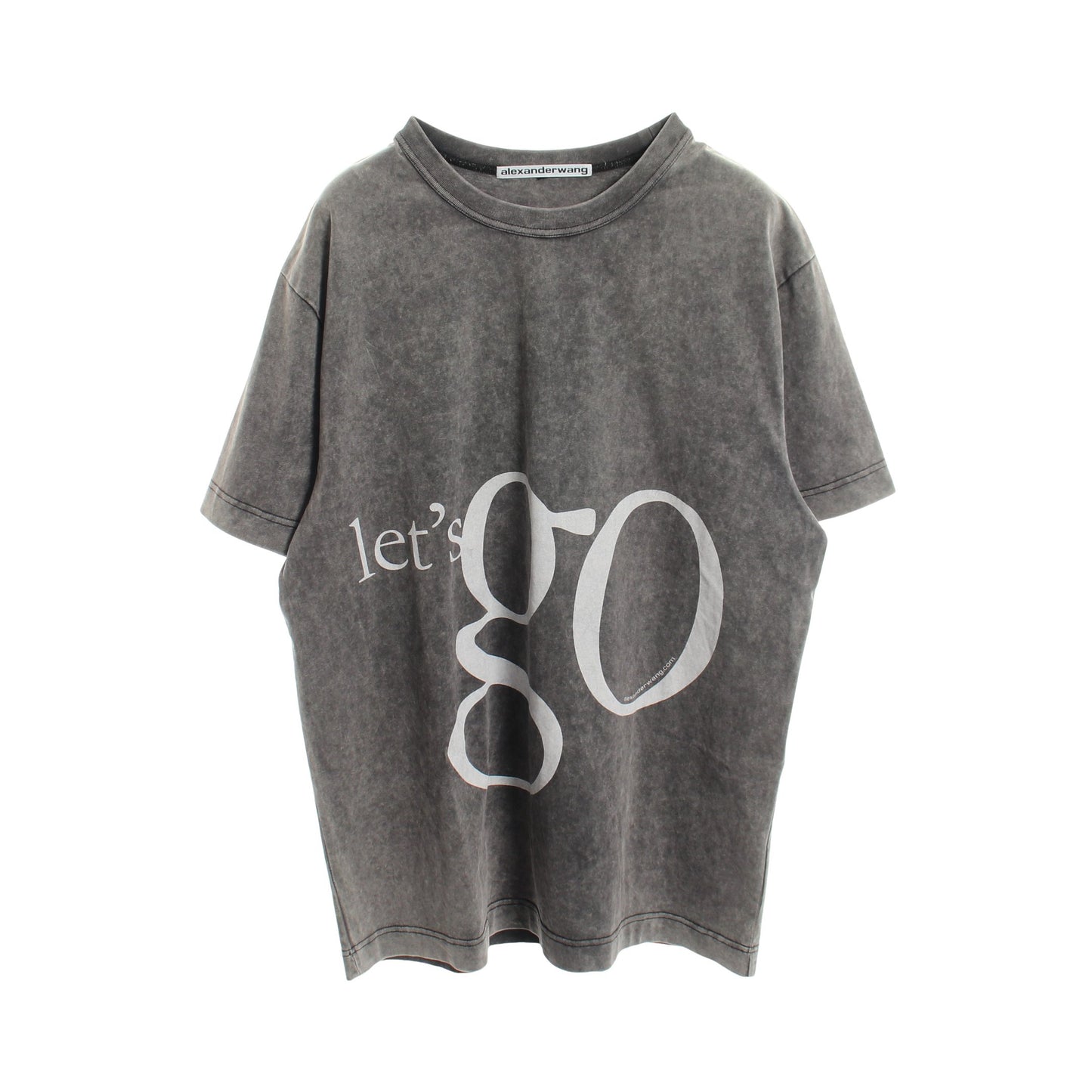 ロゴプリント 半袖Tシャツ コットン グレー アレキサンダーワン