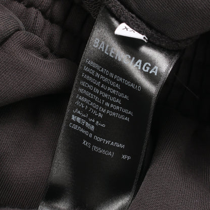 バギー スウェットパンツ コットン ブラック バレンシアガ ボトムス BALENCIAGA