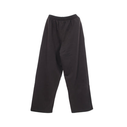 バギー スウェットパンツ コットン ブラック バレンシアガ ボトムス BALENCIAGA