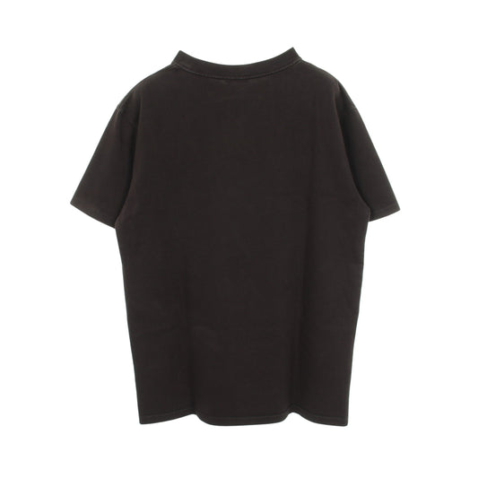 ロゴ刺繍 半袖Tシャツ コットン ブラック クリスチャンディオール トップス Christian Dior
