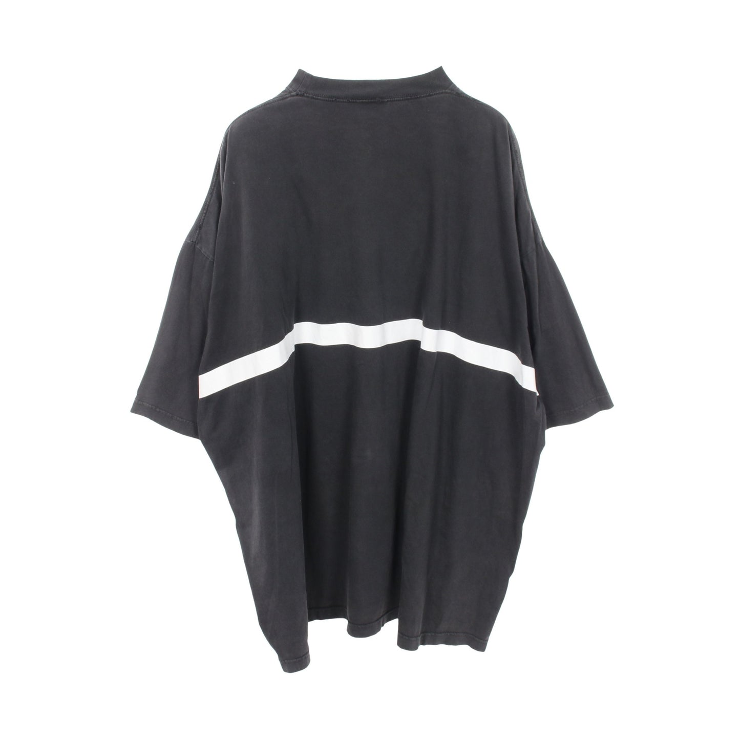 TUBULAR ダメージ加工 半袖Tシャツ コットン ダークグレー バレンシアガ トップス BALENCIAGA