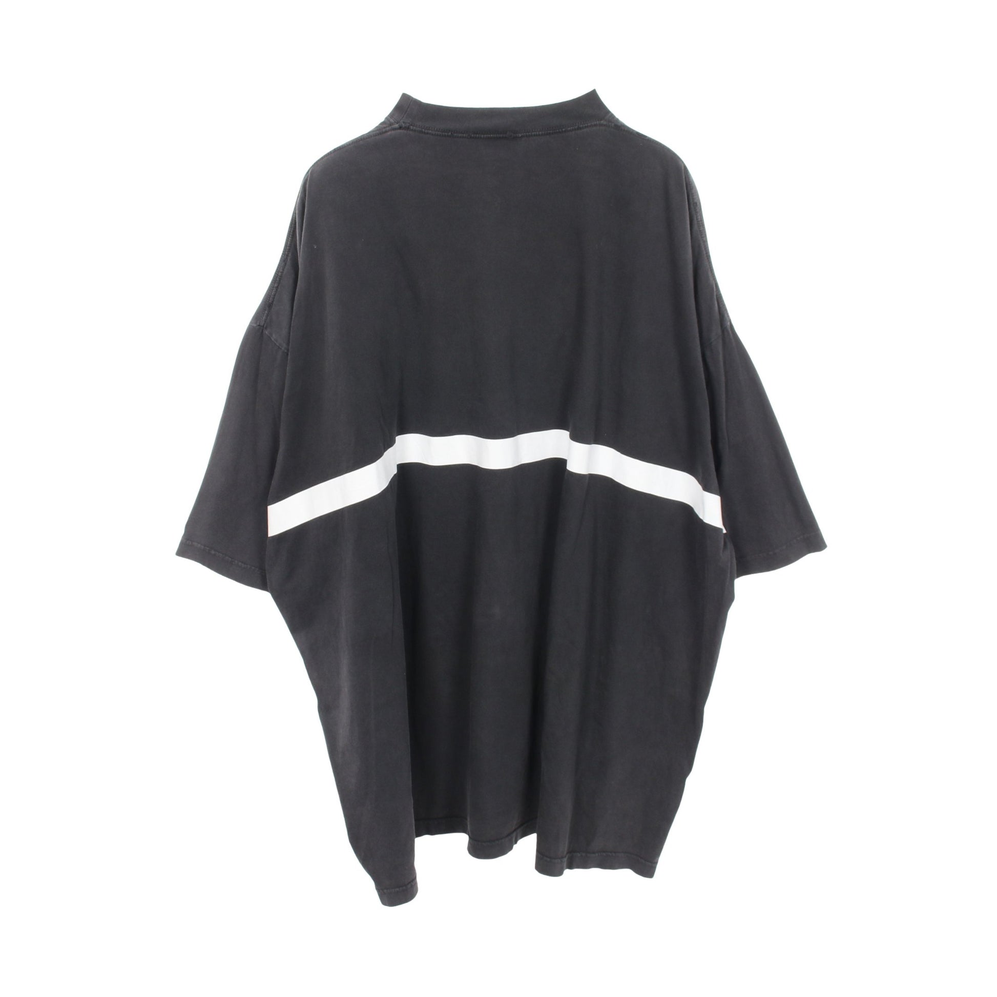 TUBULAR ダメージ加工 半袖Tシャツ コットン ダークグレー バレンシアガ トップス BALENCIAGA