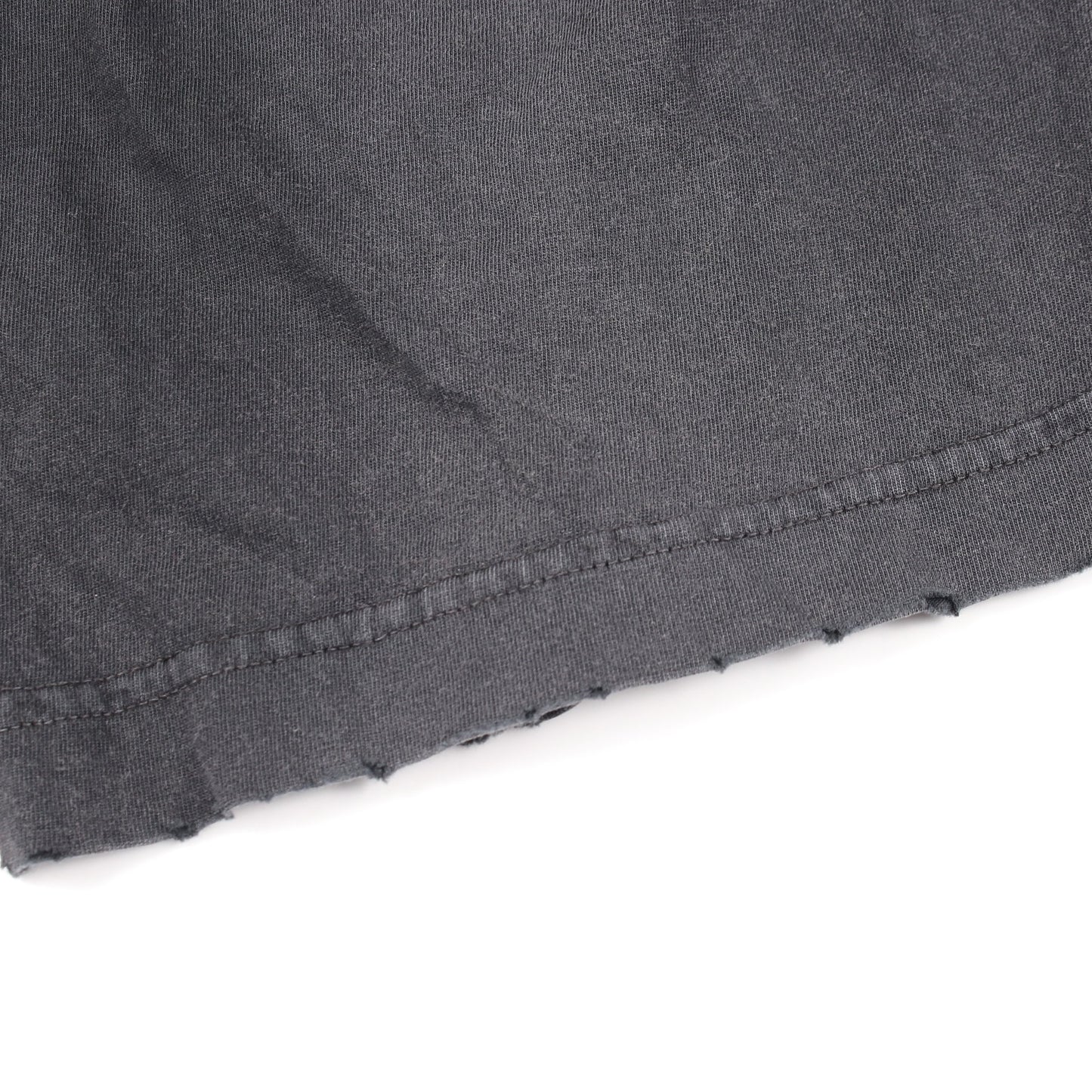 TUBULAR ダメージ加工 半袖Tシャツ コットン ダークグレー バレンシアガ トップス BALENCIAGA