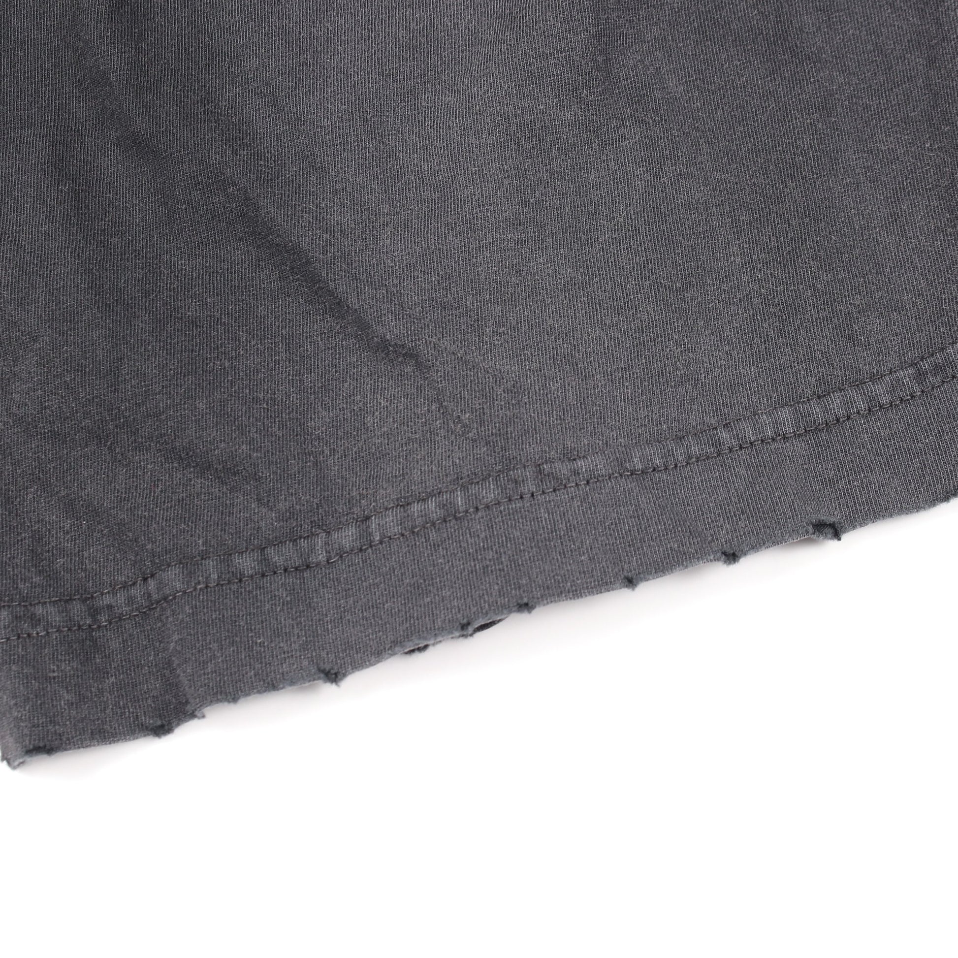 TUBULAR ダメージ加工 半袖Tシャツ コットン ダークグレー バレンシアガ トップス BALENCIAGA