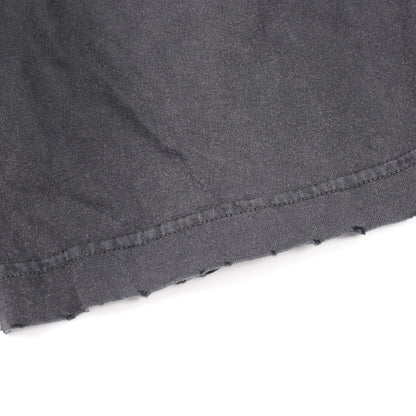 TUBULAR ダメージ加工 半袖Tシャツ コットン ダークグレー バレンシアガ トップス BALENCIAGA