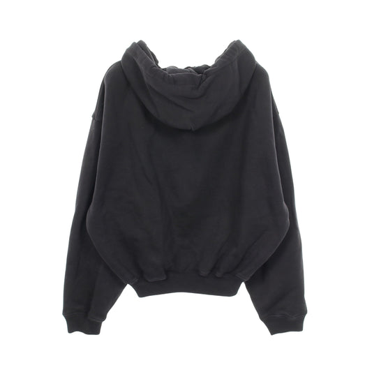 レインボーロゴ プルオーバーパーカー コットン ブラック バレンシアガ トップス BALENCIAGA