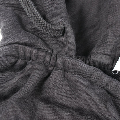 レインボーロゴ プルオーバーパーカー コットン ブラック バレンシアガ トップス BALENCIAGA