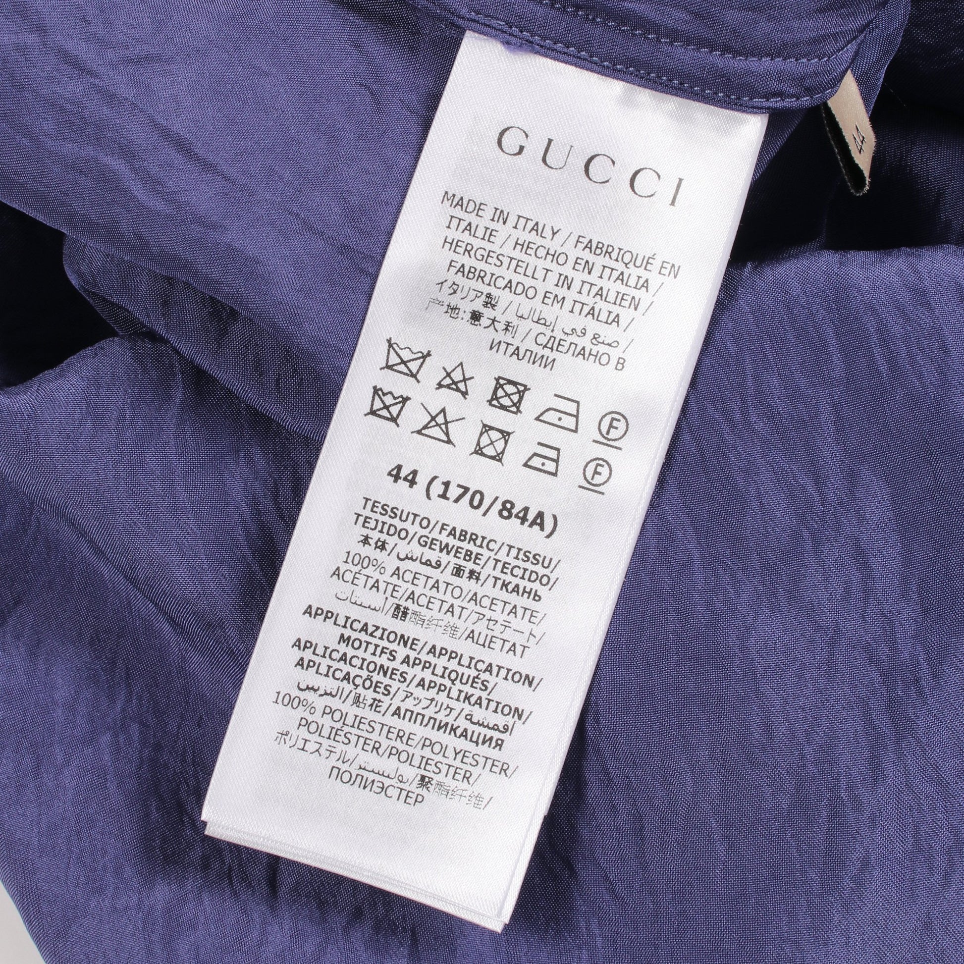 インターロッキングG 半袖 シャツ ブルー ベージュ グッチ トップス GUCCI