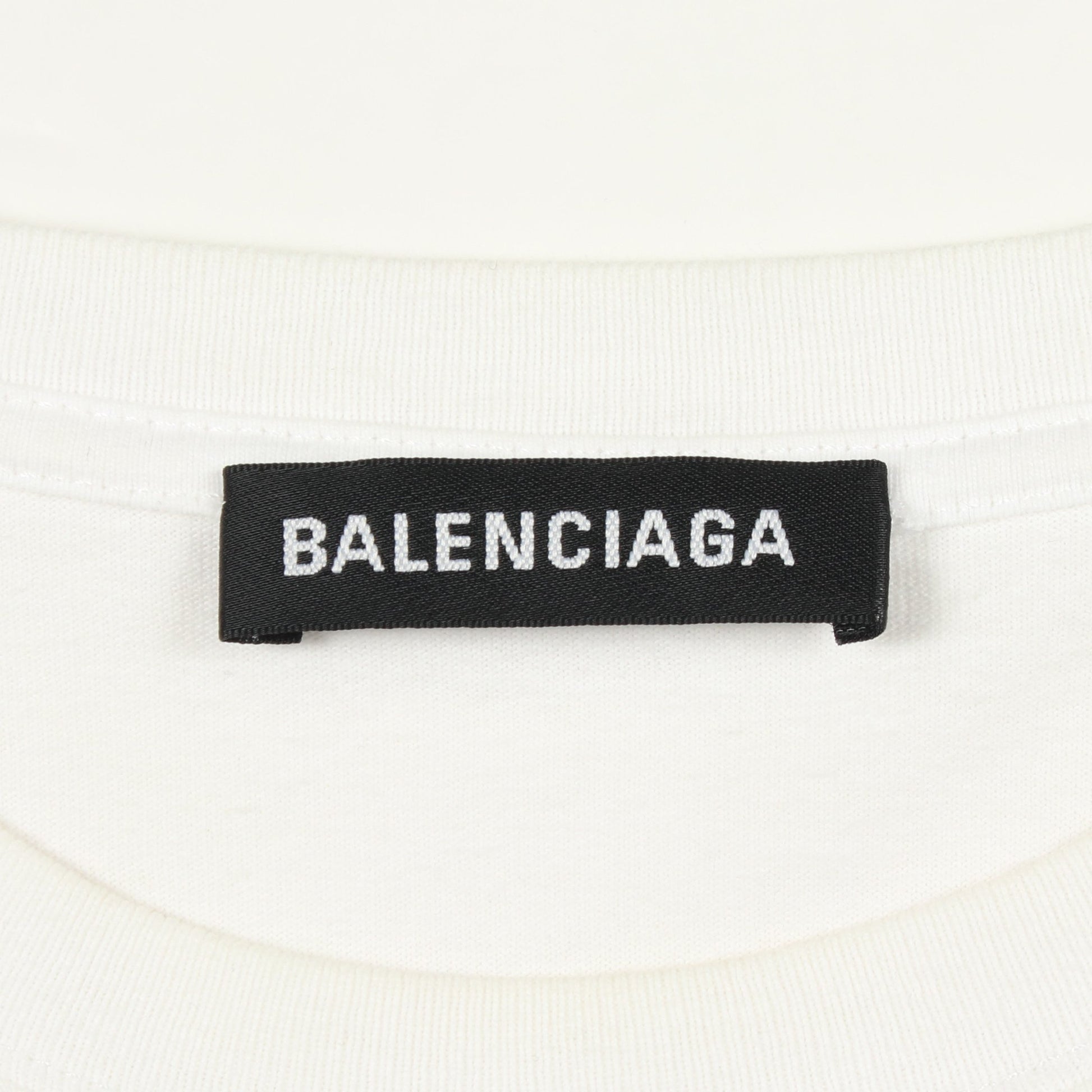 BBロゴ 半袖Tシャツ コットン ホワイト バレンシアガ トップス BALENCIAGA
