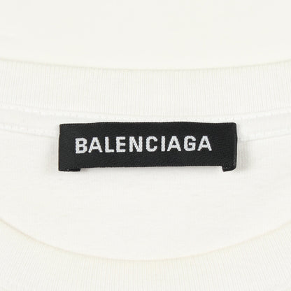 BBロゴ 半袖Tシャツ コットン ホワイト バレンシアガ トップス BALENCIAGA