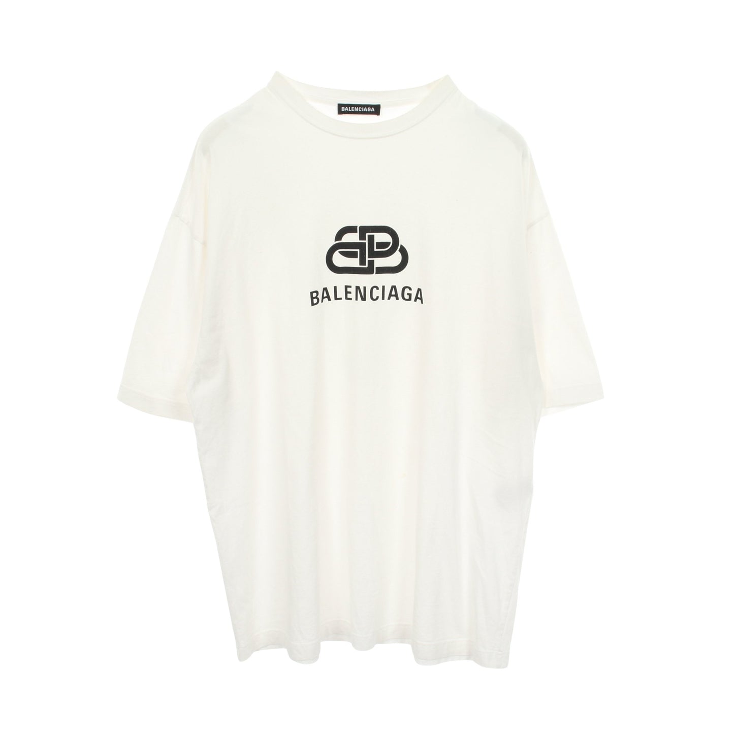 BBロゴ 半袖Tシャツ コットン ホワイト バレンシアガ トップス BALENCIAGA