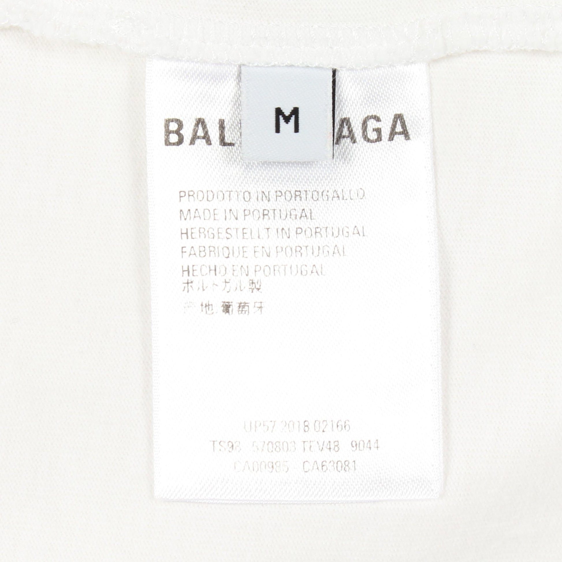 BBロゴ 半袖Tシャツ コットン ホワイト バレンシアガ トップス BALENCIAGA
