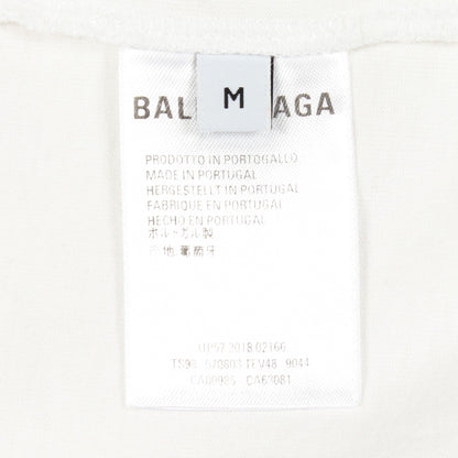 BBロゴ 半袖Tシャツ コットン ホワイト バレンシアガ トップス BALENCIAGA