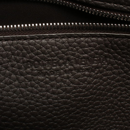 マキシイントレチャート ディアゴノ ショルダーバッグ レザー ダークブラウン ボッテガヴェネタ バッグ BOTTEGA VENETA